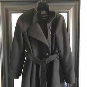 All saints pea coat wool